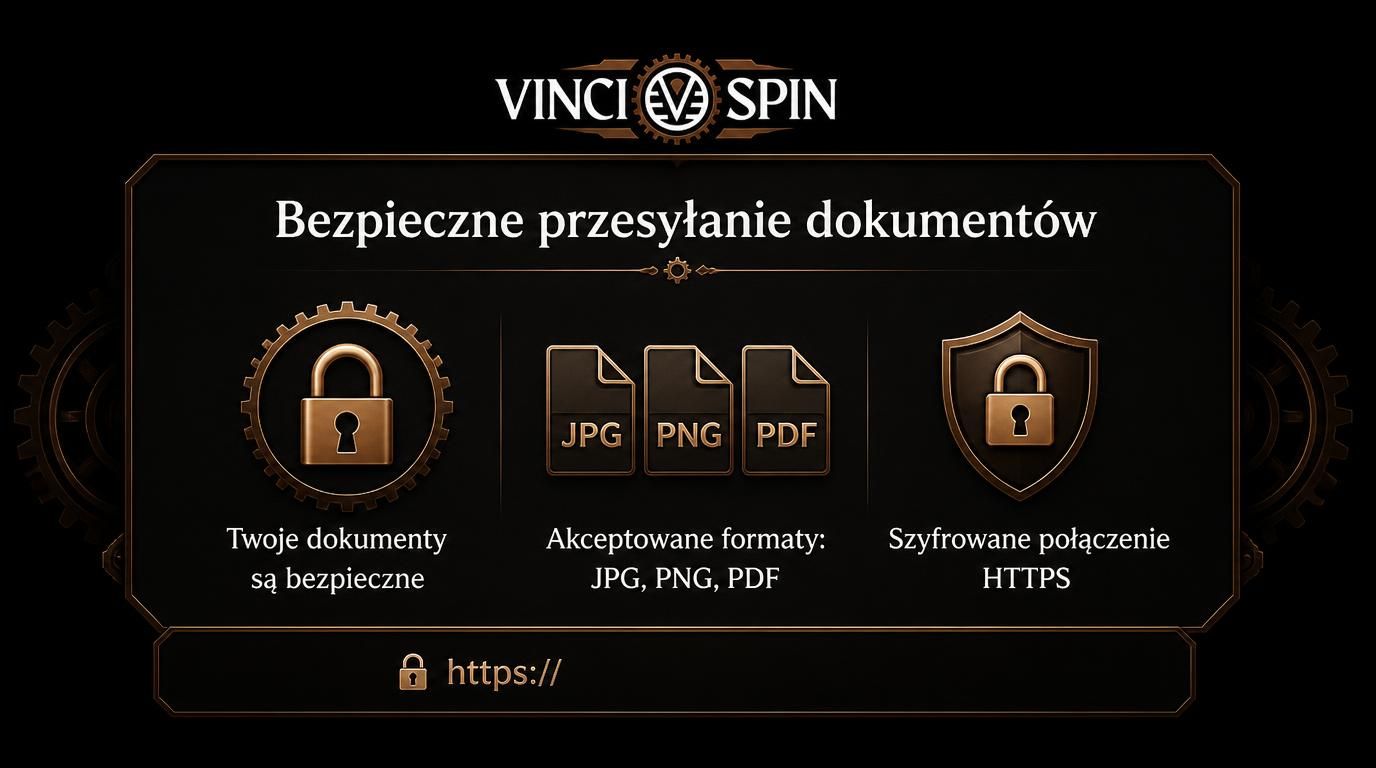 Symbol kłódki, dokumenty w formatach, adres URL zaczynający się od https